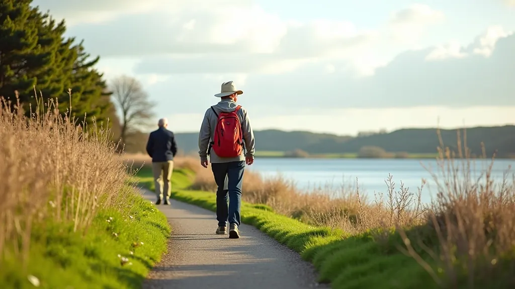 Shannon estuary scenic walking trails with water views